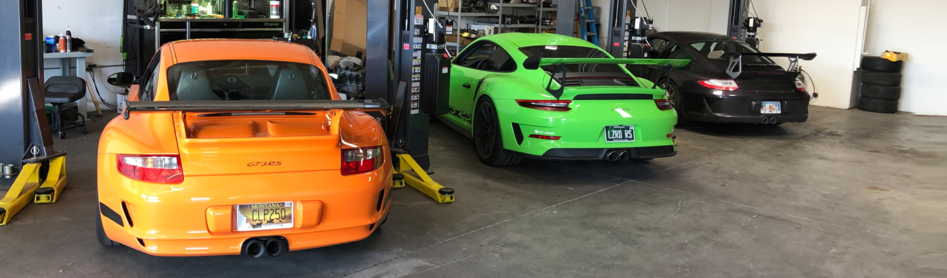 Porsche Cars In our Garage For Repair & Service