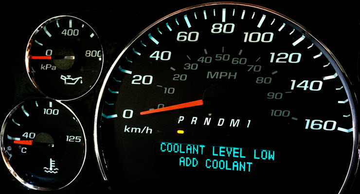 Porsche Coolant Warning Light